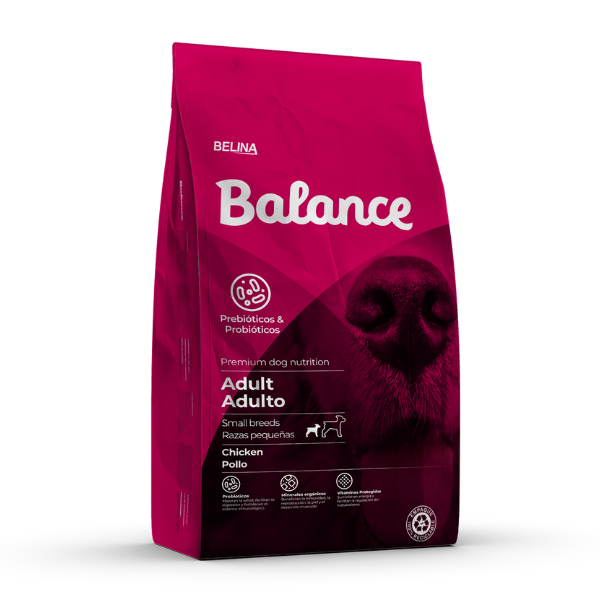 BALANCE ADULTO RAZA PEQUEÑA POLLO Y ARROZ 2 KILOS
