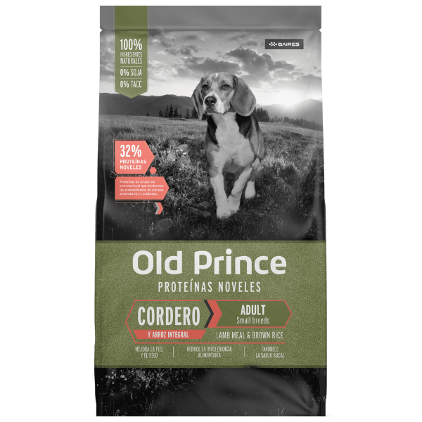 OLD PRINCE ADULTO RAZA PEQUEÑO CORDERO Y ARROZ 3 KILOS