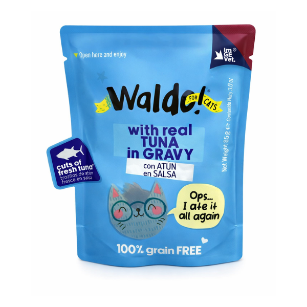 WALDO PARA GATO DE ATUN REAL EN SALSA 85 G