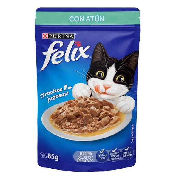 FELIX ALIMENTO HUMEDO ATÚN 85 G