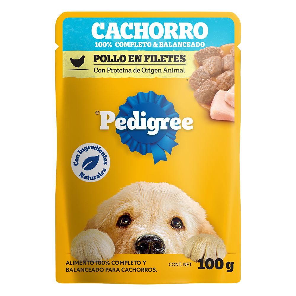 Pedigree pouch cachorro pollo 100 g