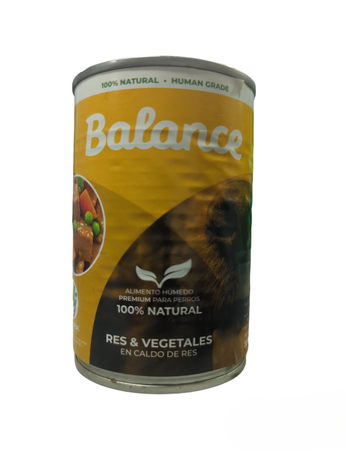 Balance lata perro Res y Vegetales en caldo de res 410 g
