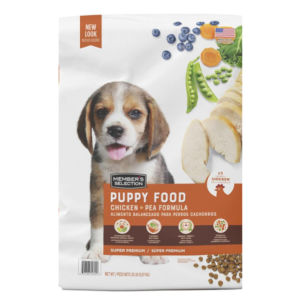 MEMBER´S SELECTION CACHORRO POLLO Y GUISANTES 9.07 KILOS
