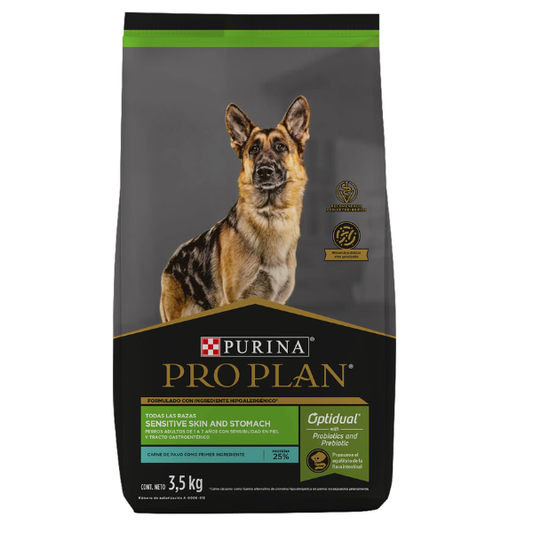 PRO PLAN PIEL Y DIGESTIVO 3 KILOS