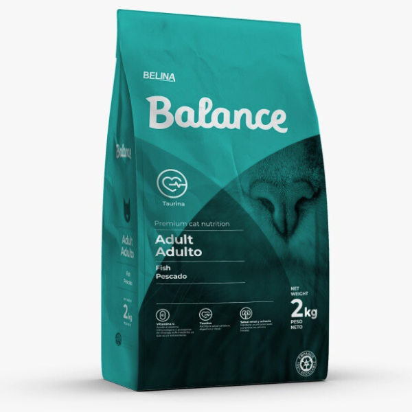 BALANCE GATO ADULTO PESCADO 2 KILOS