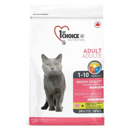 1ST CHOICE  GATO ADULTO  VITALIDAD INTERIOR –2.72 KILOS