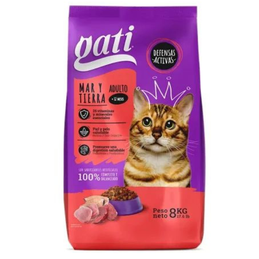 GATI MAR Y TIERRA 8 KILOS
