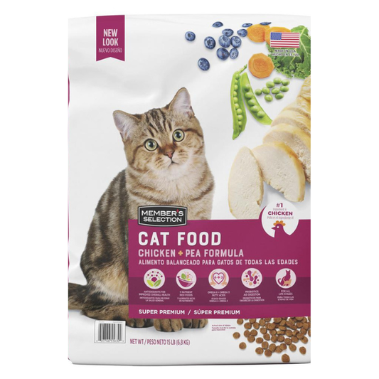 MEMBER'S SELECTION POLLO Y GUISANTES GATO TODAS LA EDADES 6.8 KILOS