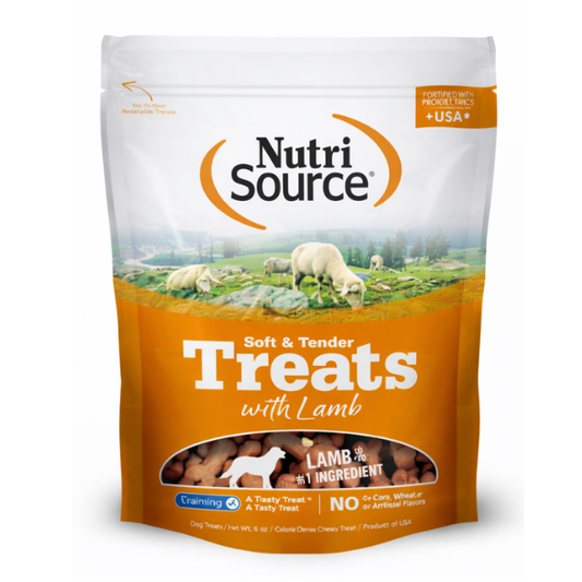 NUTRI SOURCE PREMIOS SUAVES DE CORDERO 179 G