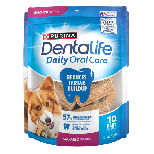 DENTALIFE PERRO RAZA PEQUEÑAS Y MEDIANAS 7 OZ