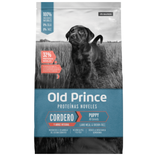 OLD PRINCE PUPPY CORDERO Y ARROZ 15 KILOS