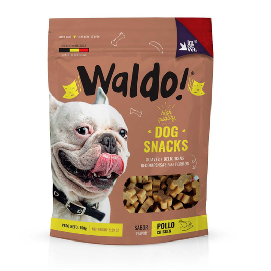 WALDO PREMIOS SEMI HÚMEDO CON SABOR A POLLO 150 G