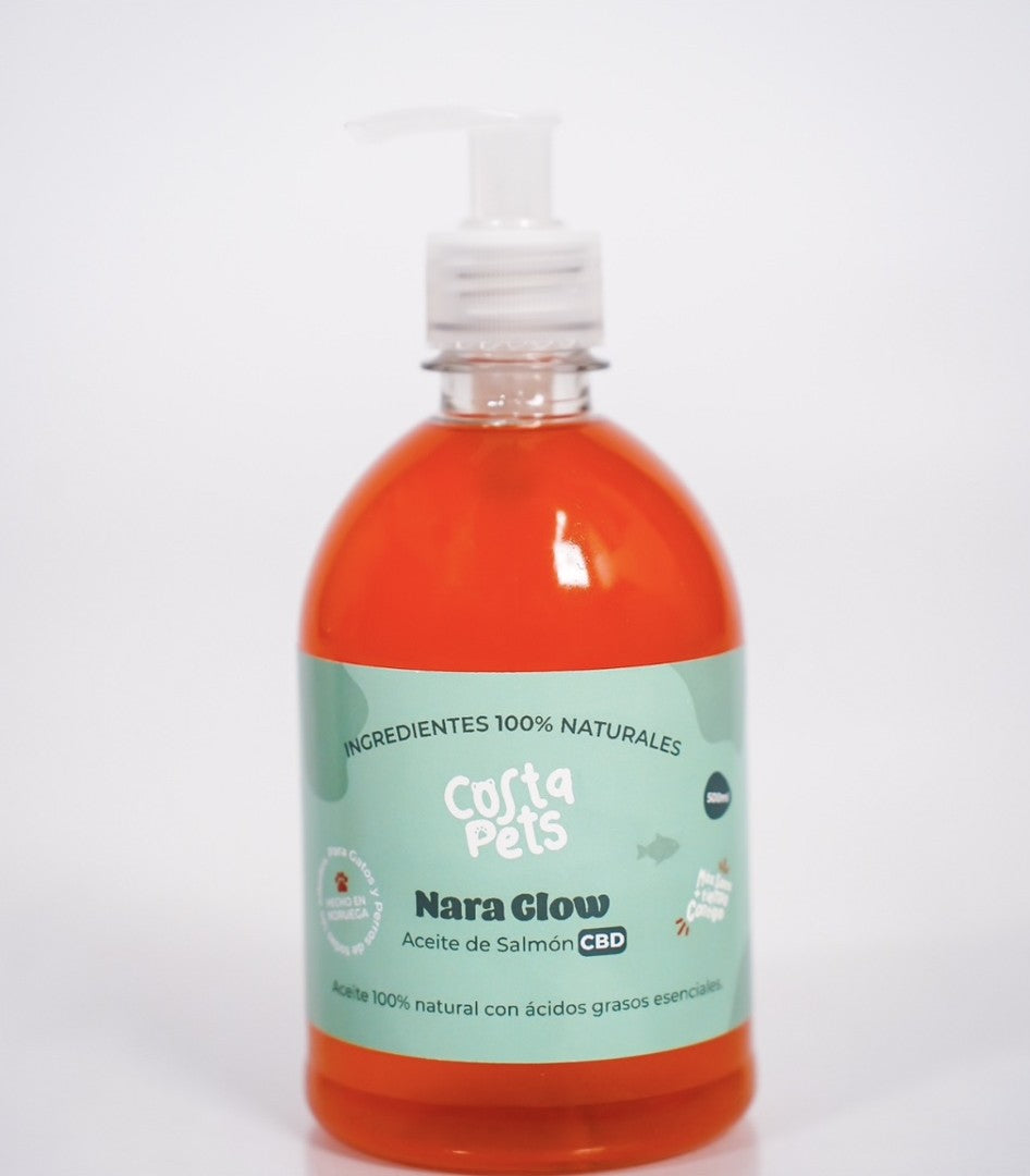 NARAGLOW ACEITE DE SALMÓN CON CBD 250 ML