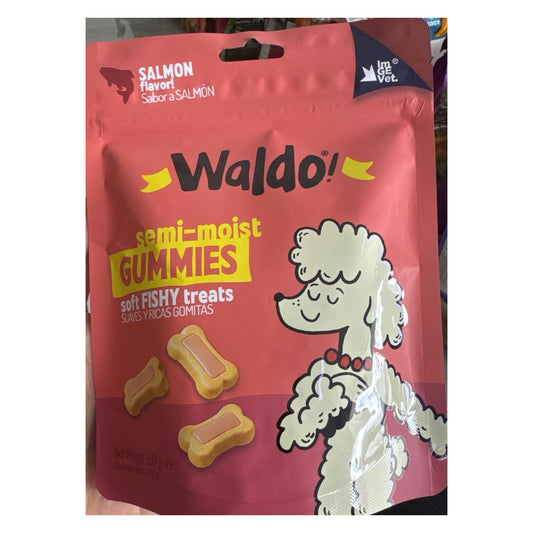 WALDO GUMMIES SEMI HÚMEDAS PARA PERRO SABOR SALMÓN 150 G
