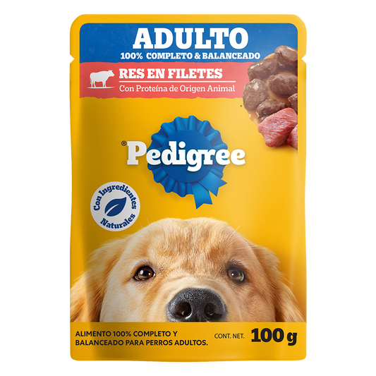 Pedigree pouch adulto res 100 g