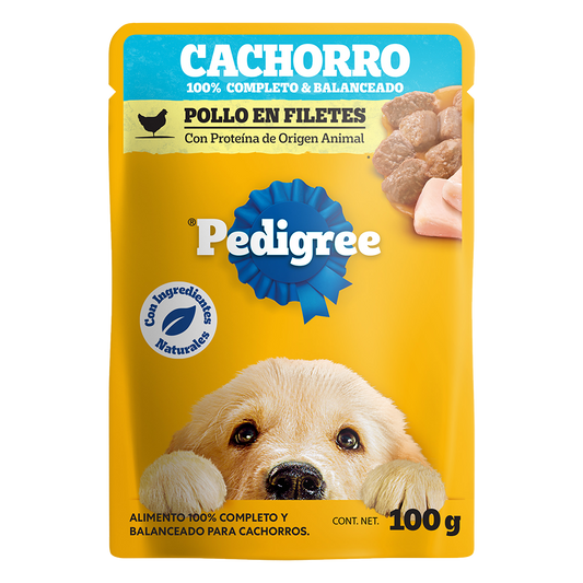 Pedigree pouch cachorro pollo 100 g
