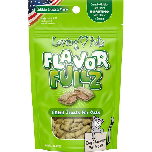 Loving Pets Flavorfullz Cat Treats Pollo y Catnip 3 oz