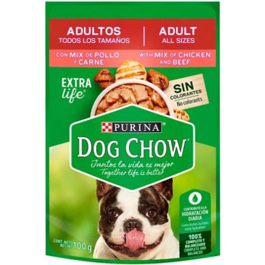 Dog Chow pouch carne y pollo